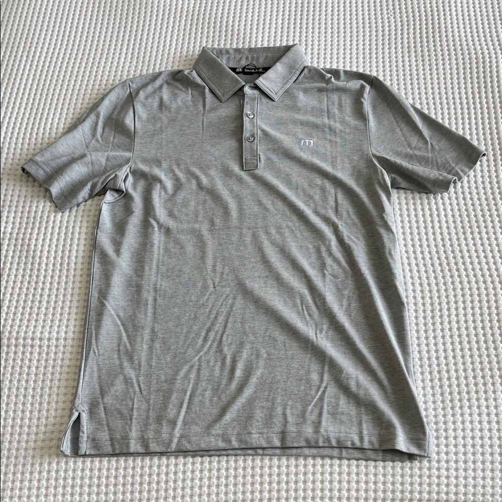 TravisMathew Zinna Polo in Heather Gray